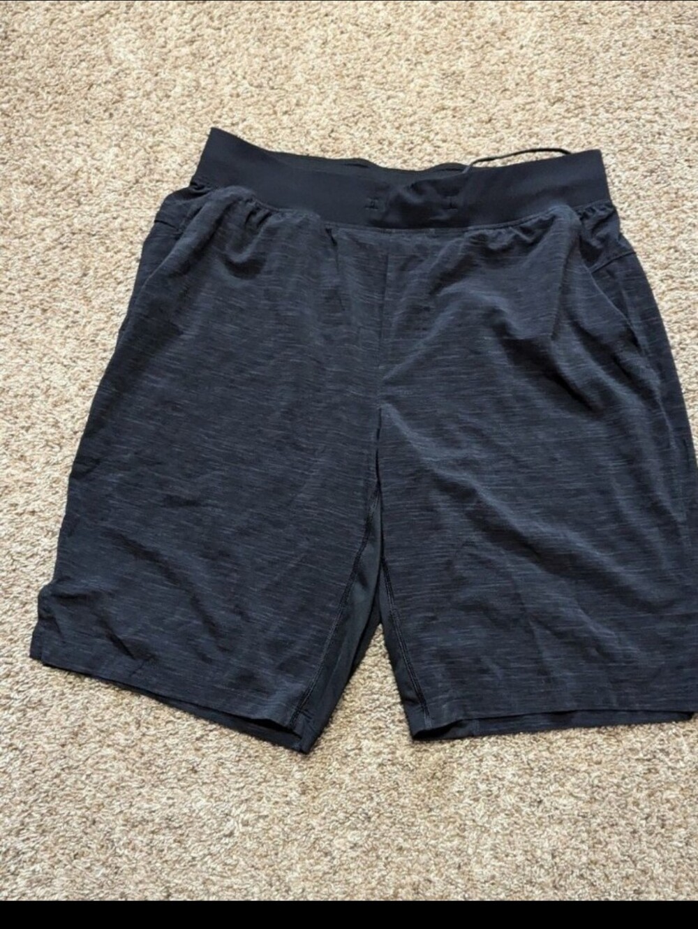 lululemon athletica Men's Black Performance Shorts
